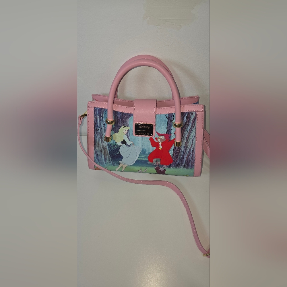 ⭐️Loungefly Disney Sleeping Beauty Crossbody Bag And Matching Wallet - Picture 8 of 15